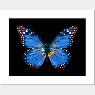 Guamanian Flag  Butterfly - Gift for Guamanian From Guam Posters and Art